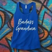 Badass Grandma Funny Grandmother Funny Gift For Nana Meaningful Gift Women's Tank Top thumb 3