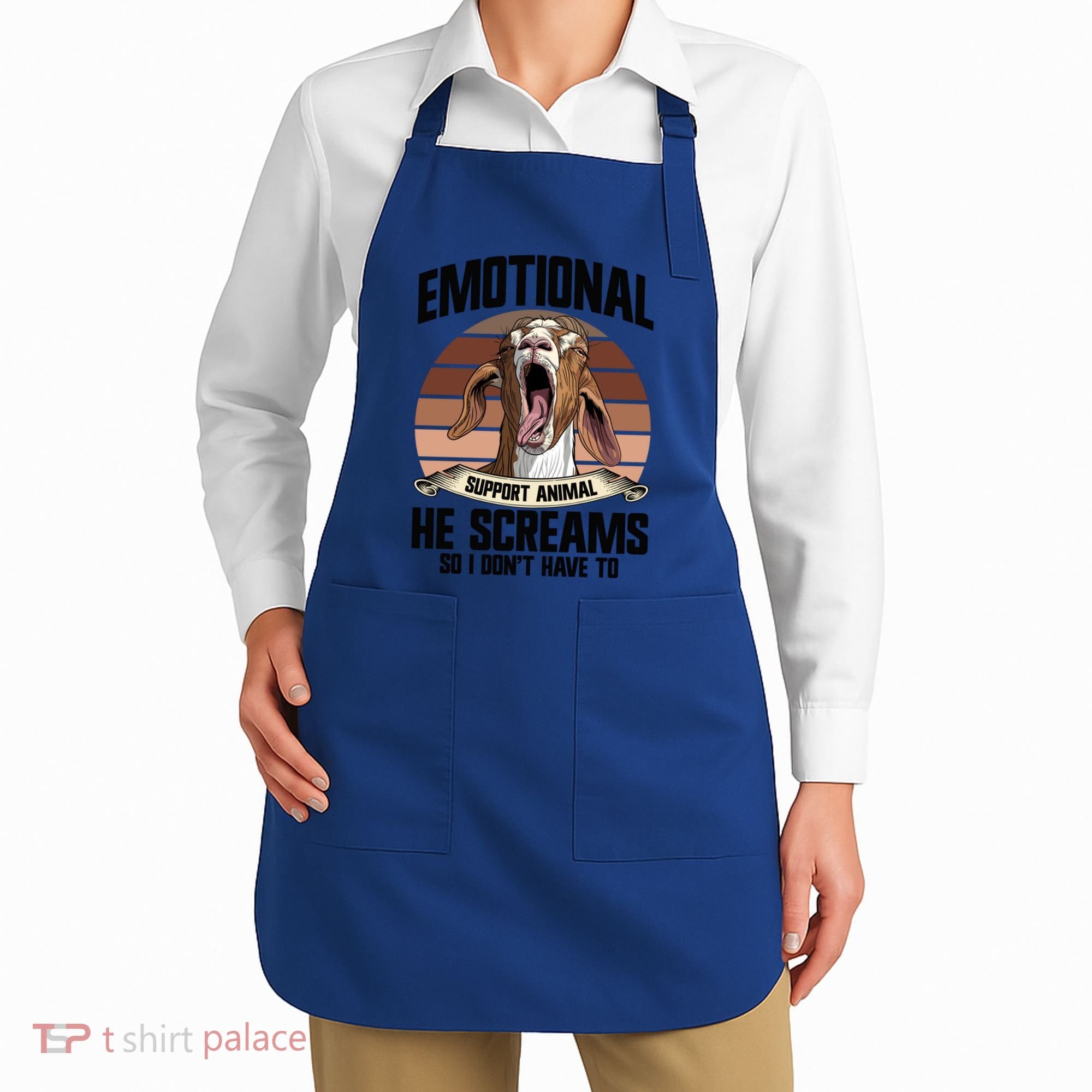 Boer Goat Farmer Stuffed Animal Goat Lover Costume Boer Goat Gift Apron