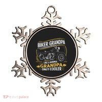 Biker Grandpa FatherS Day Like A Normal Grandpa Motorcycle Ornament thumb 0