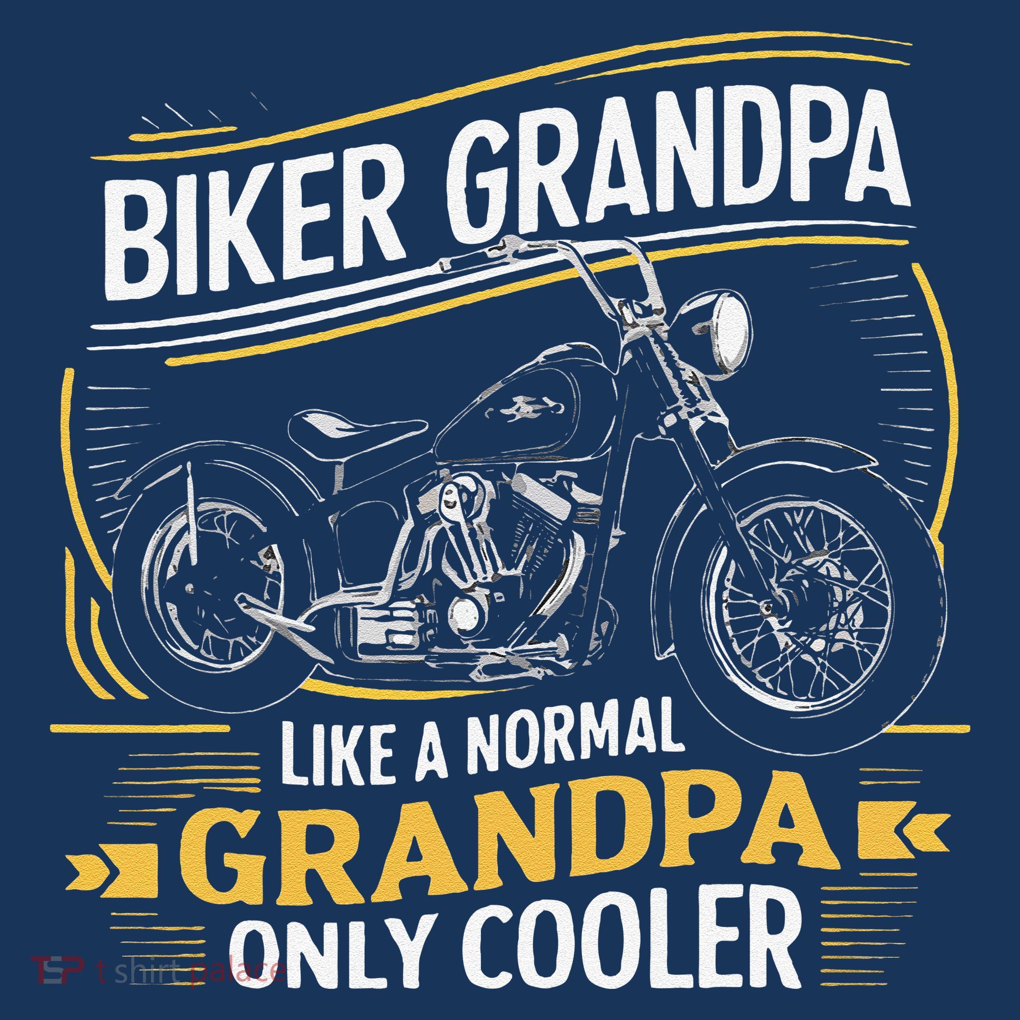 Biker Grandpa FatherS Day Like A Normal Grandpa Motorcycle Hat