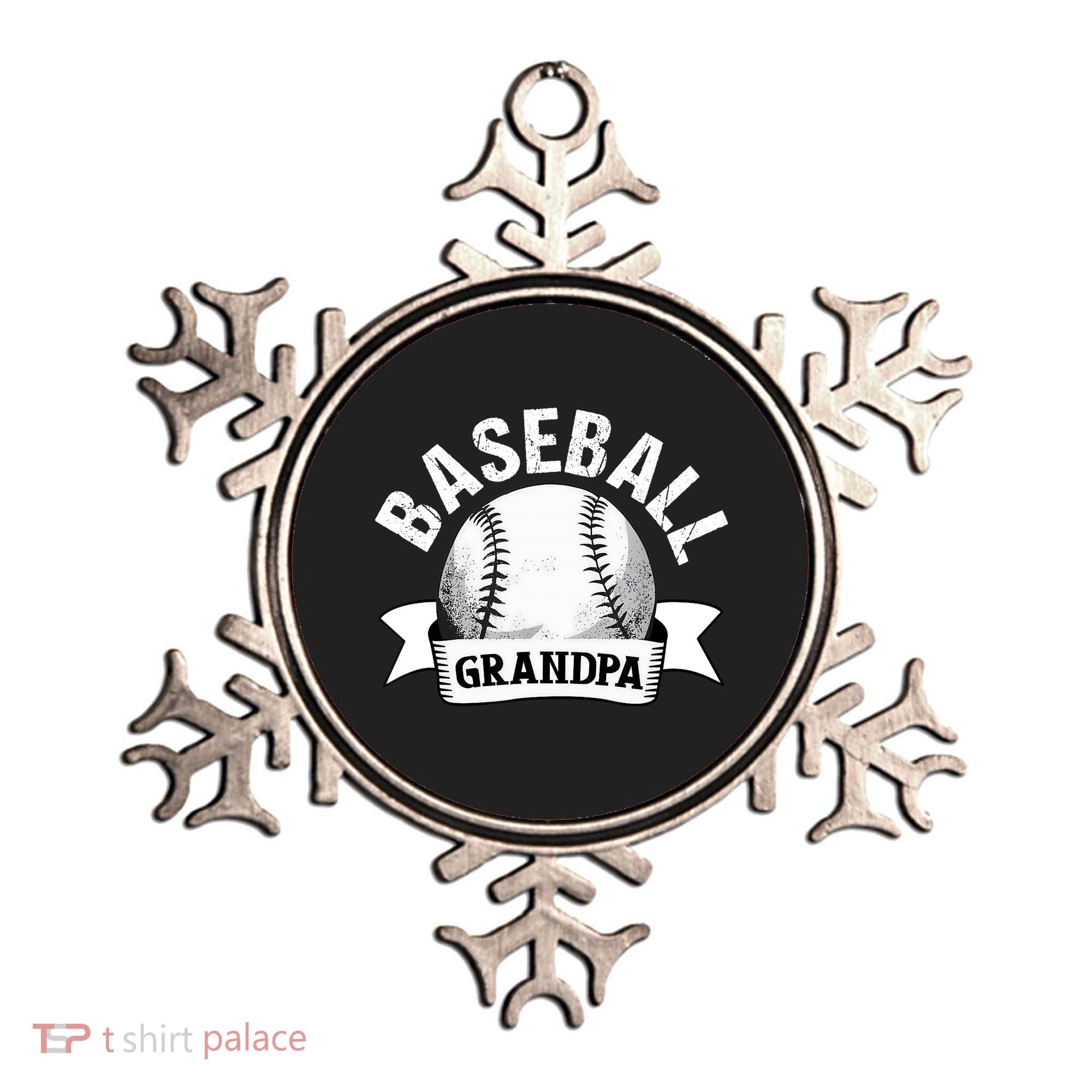 Baseball Grandpa - Funny Baseball Grandfather Ornament