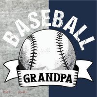 Baseball Grandpa - Funny Baseball Grandfather Kids Colorblock Raglan Jersey thumb 2