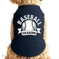 Baseball Grandpa - Funny Baseball Grandfather Doggie Tank thumb 0