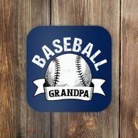 Baseball Grandpa - Funny Baseball Grandfather Coaster thumb 0