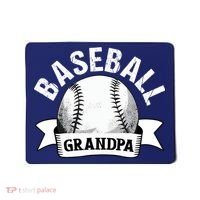 Baseball Grandpa - Funny Baseball Grandfather Mousepad thumb 0