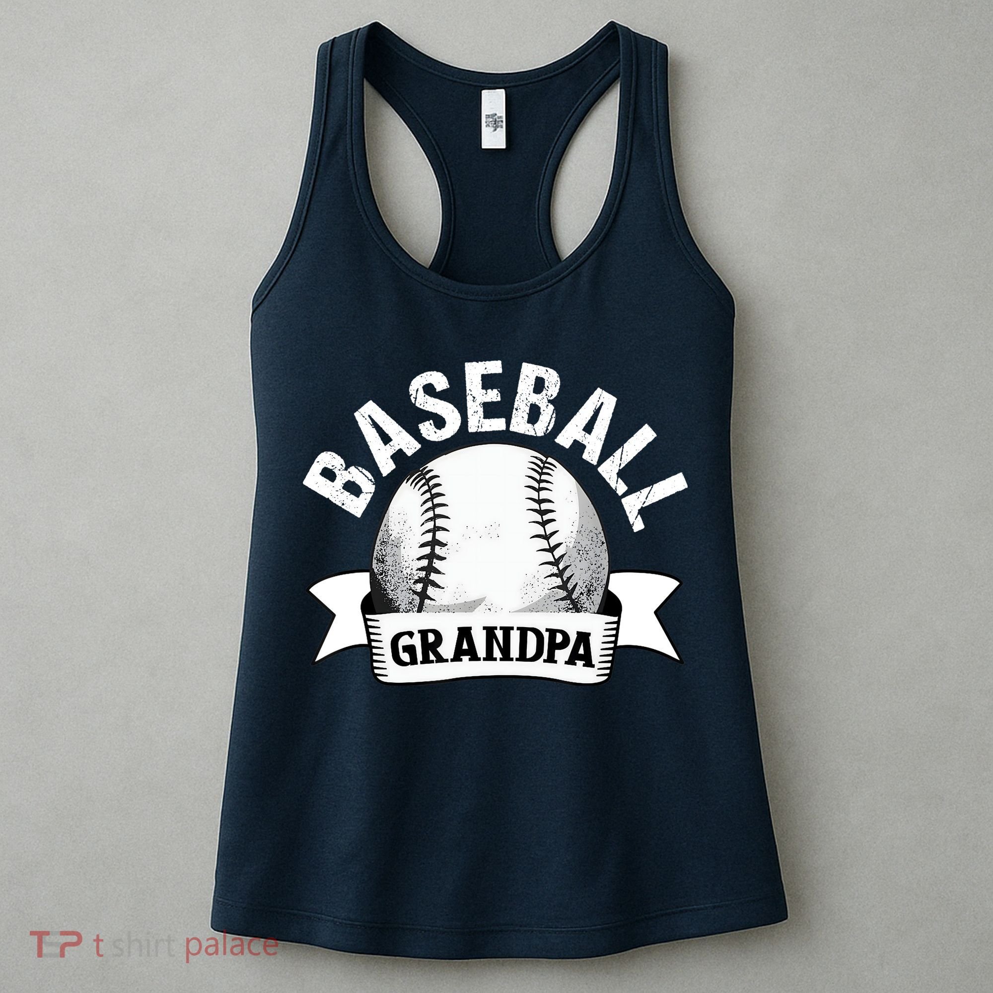 Baseball Grandpa - Funny Baseball Grandfather Women's Tank Top