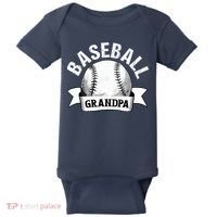 Baseball Grandpa - Funny Baseball Grandfather Baby Bodysuit thumb 0