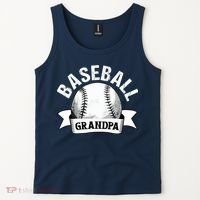 Baseball Grandpa - Funny Baseball Grandfather Tank Top thumb 2