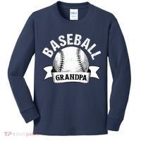 Baseball Grandpa - Funny Baseball Grandfather Kids Long Sleeve Shirt thumb 0