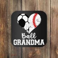 Ball Grandma Funny Soccer Baseball Grandma Coaster thumb 0
