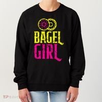 Bagel Girl Funny Bagel Lover Costume Women's Sweatshirt thumb 0