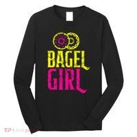 Bagel Girl Funny Bagel Lover Costume Long Sleeve Shirt thumb 0