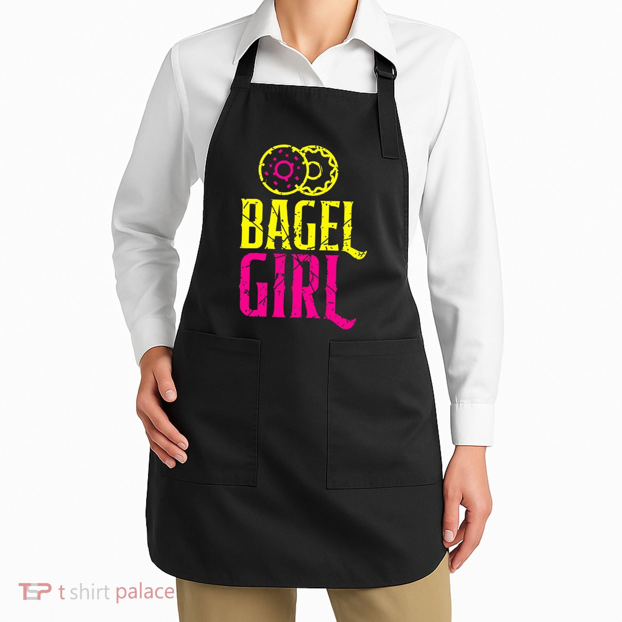 Bagel Girl Funny Bagel Lover Costume Apron