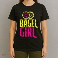 Bagel Girl Funny Bagel Lover Costume T-Shirt thumb 4