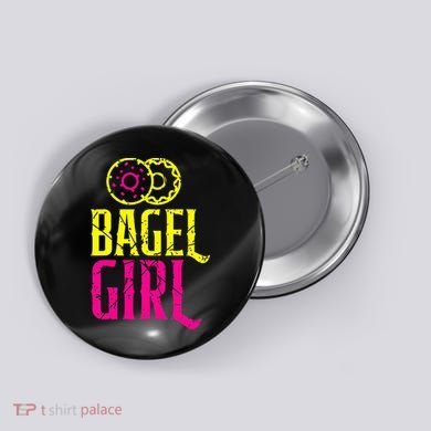 Bagel Girl Funny Bagel Lover Costume Button