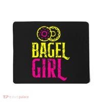 Bagel Girl Funny Bagel Lover Costume Mousepad thumb 0