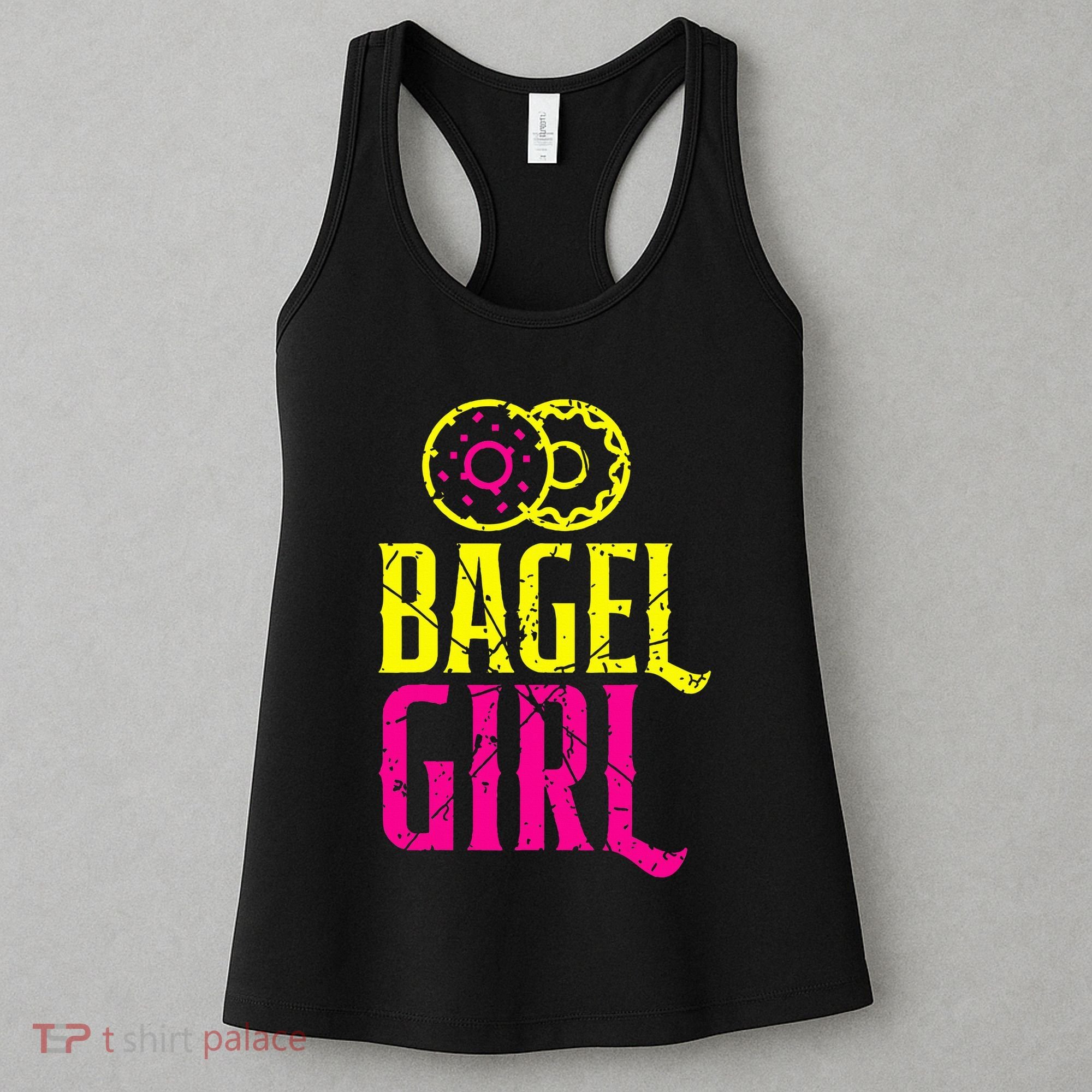 Bagel Girl Funny Bagel Lover Costume Women's Tank Top