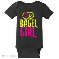 Bagel Girl Funny Bagel Lover Costume Baby Bodysuit thumb 0