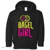 Bagel Girl Funny Bagel Lover Costume Toddler Hoodie thumb 0