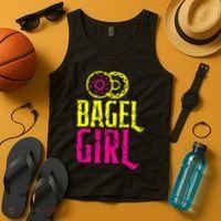 Bagel Girl Funny Bagel Lover Costume Tank Top thumb 4
