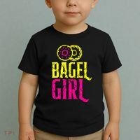 Bagel Girl Funny Bagel Lover Costume Toddler T-Shirt thumb 2