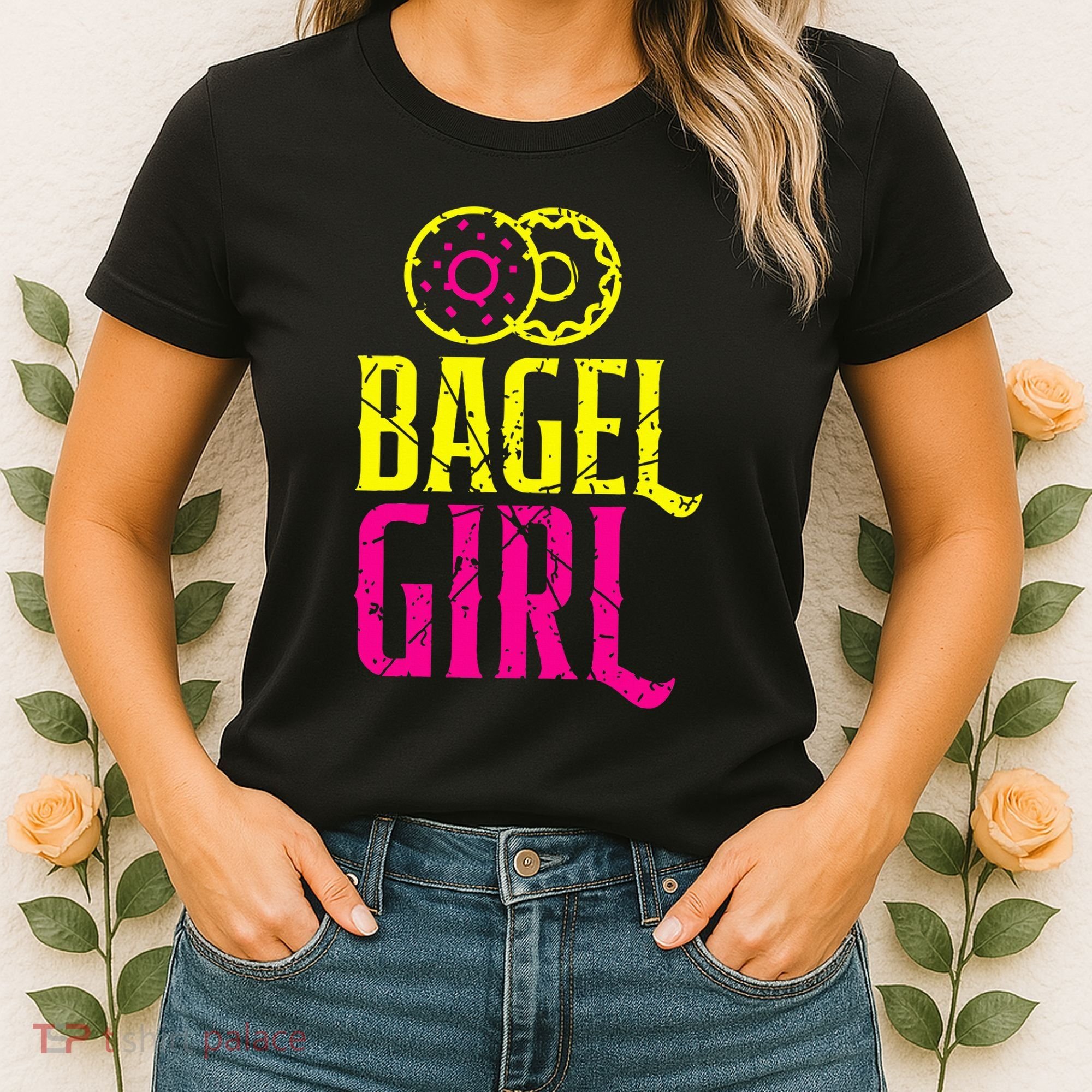 Bagel Girl Funny Bagel Lover Costume Women's T-Shirt