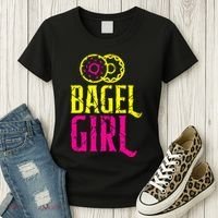 Bagel Girl Funny Bagel Lover Costume Women's T-Shirt thumb 3