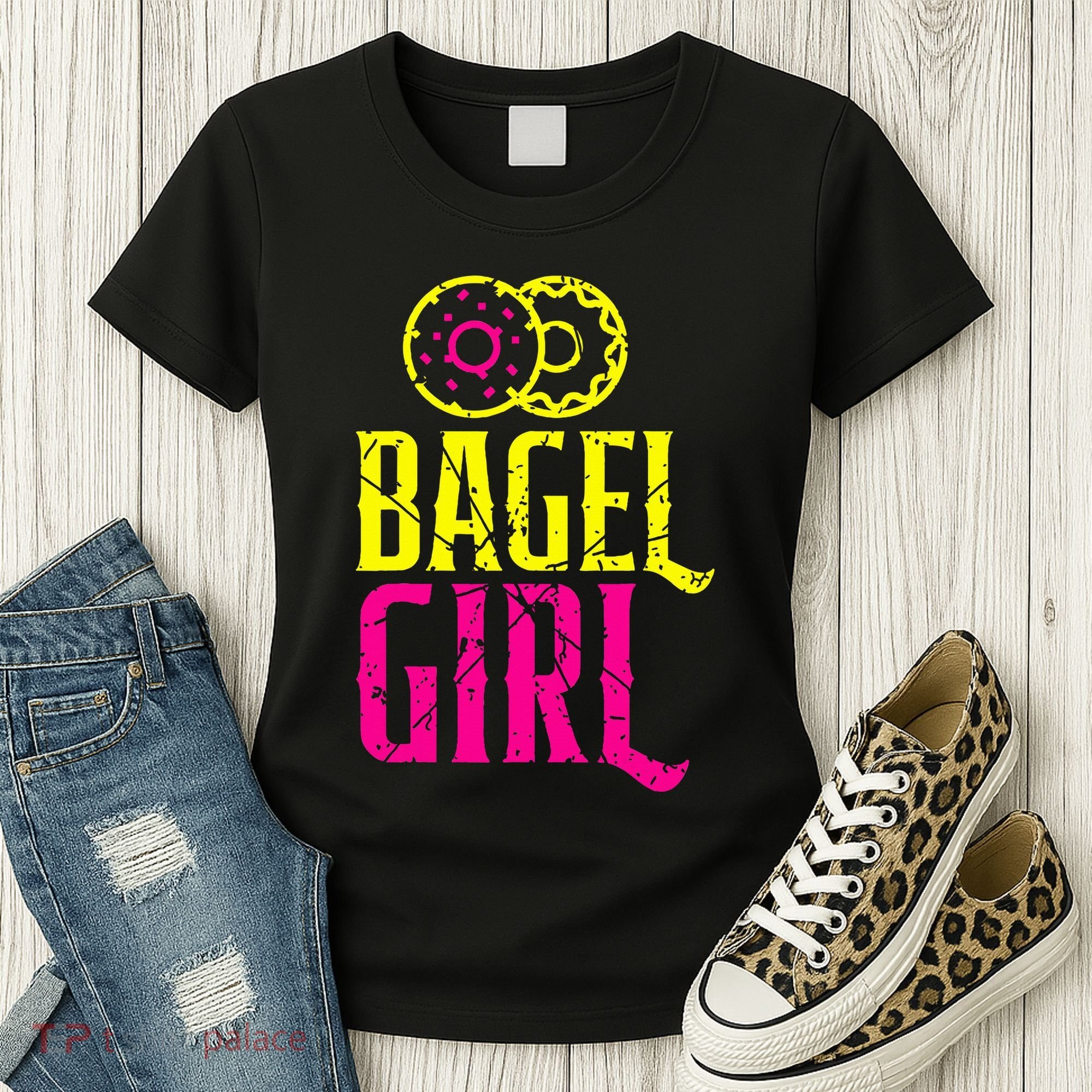 Bagel Girl Funny Bagel Lover Costume Women's T-Shirt