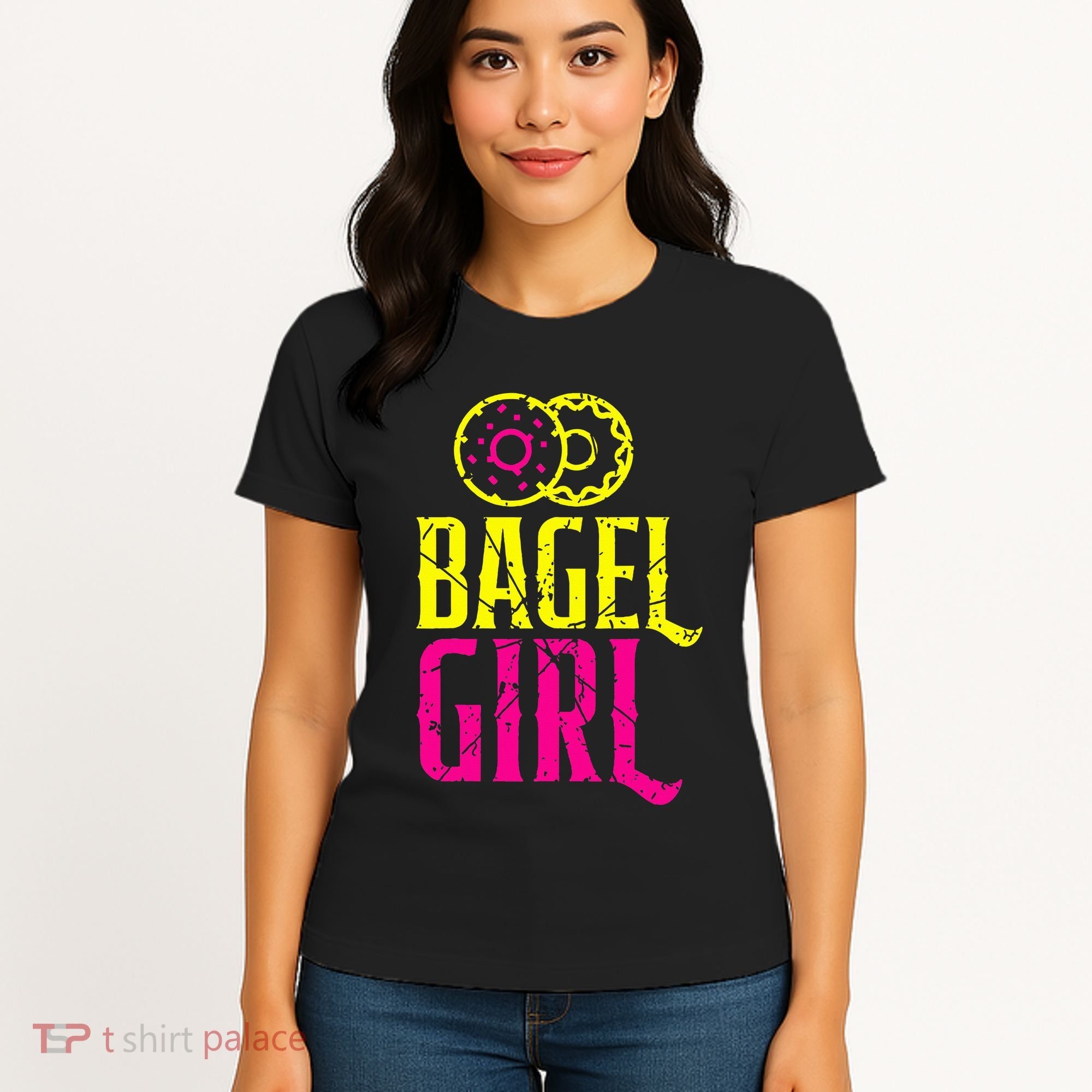 Bagel Girl Funny Bagel Lover Costume Women's T-Shirt