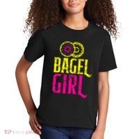 Bagel Girl Funny Bagel Lover Costume Kids T-Shirt thumb 2