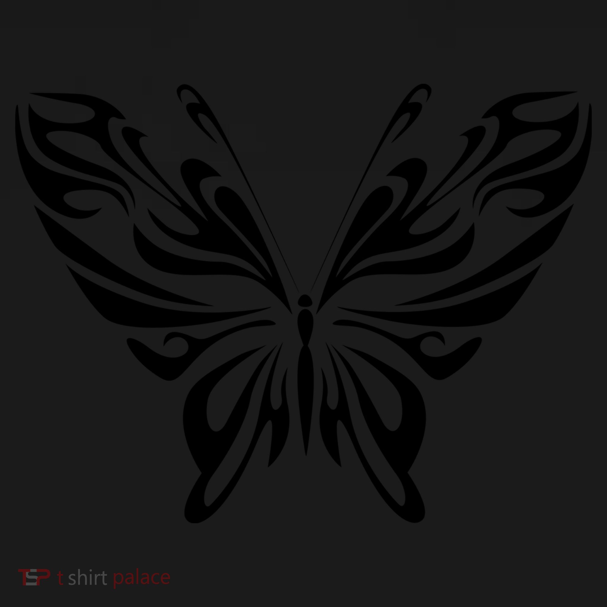 Butterfly Goth Fairy Grunge Graphic Symbol USA-Made Doggie Bandana
