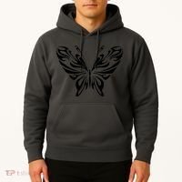 Butterfly Goth Fairy Grunge Graphic Symbol Hoodie thumb 2