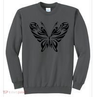 Butterfly Goth Fairy Grunge Graphic Symbol Sweatshirt thumb 0