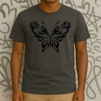 Butterfly Goth Fairy Grunge Graphic Symbol T-Shirt thumb 3