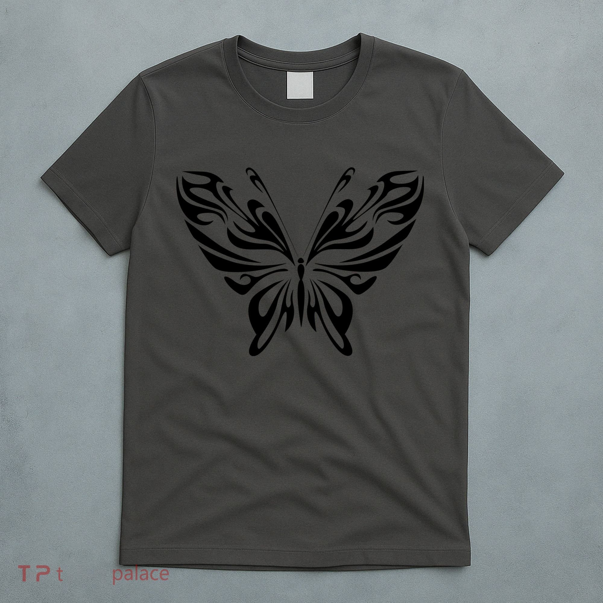Butterfly Goth Fairy Grunge Graphic Symbol T-Shirt