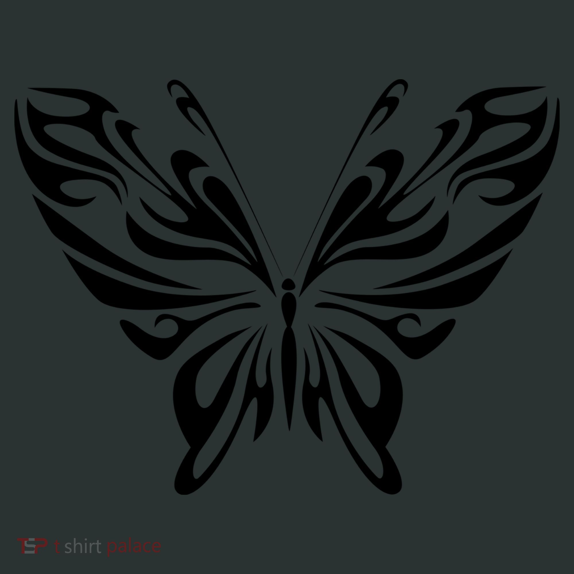 Butterfly Goth Fairy Grunge Graphic Symbol T-Shirt