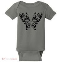 Butterfly Goth Fairy Grunge Graphic Symbol Baby Bodysuit thumb 0