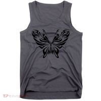Butterfly Goth Fairy Grunge Graphic Symbol Tank Top thumb 0