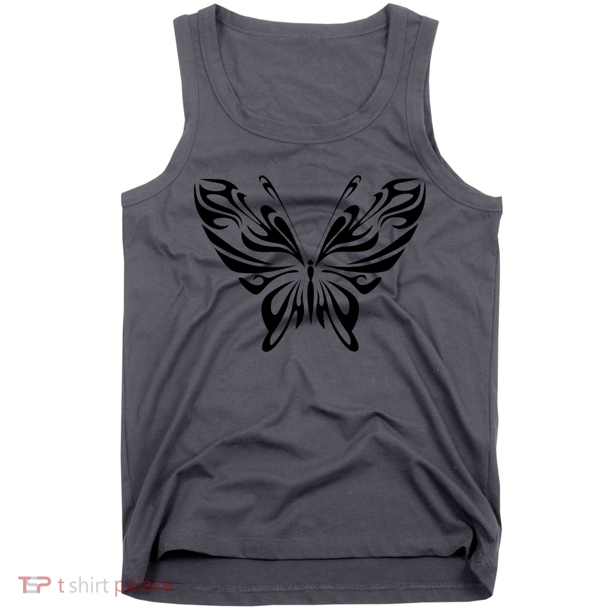 Butterfly Goth Fairy Grunge Graphic Symbol Tank Top