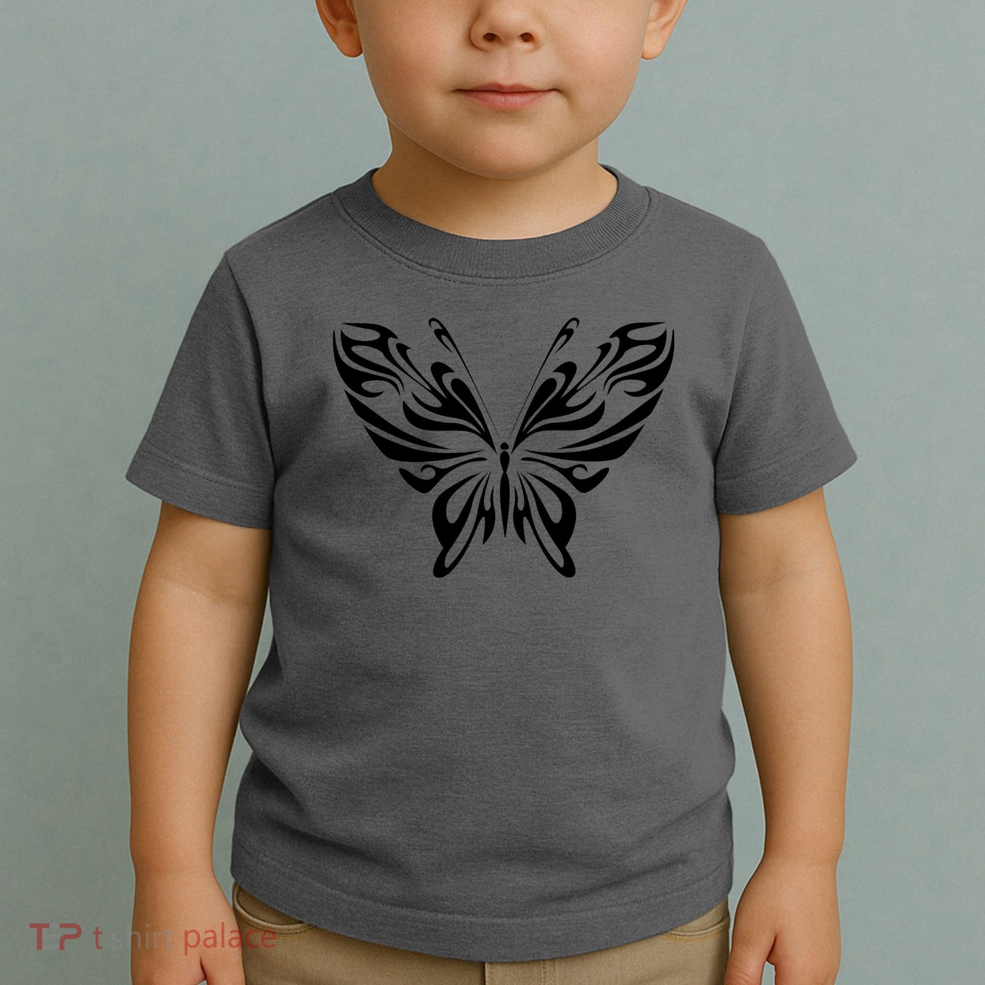 Butterfly Goth Fairy Grunge Graphic Symbol Toddler T-Shirt
