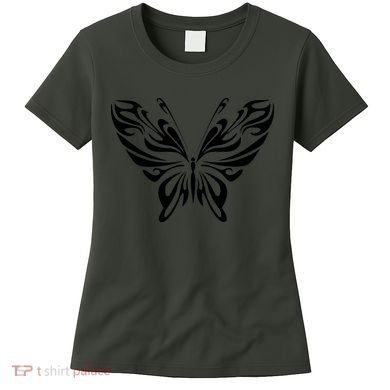Butterfly Goth Fairy Grunge Graphic Symbol Women's T-Shirt