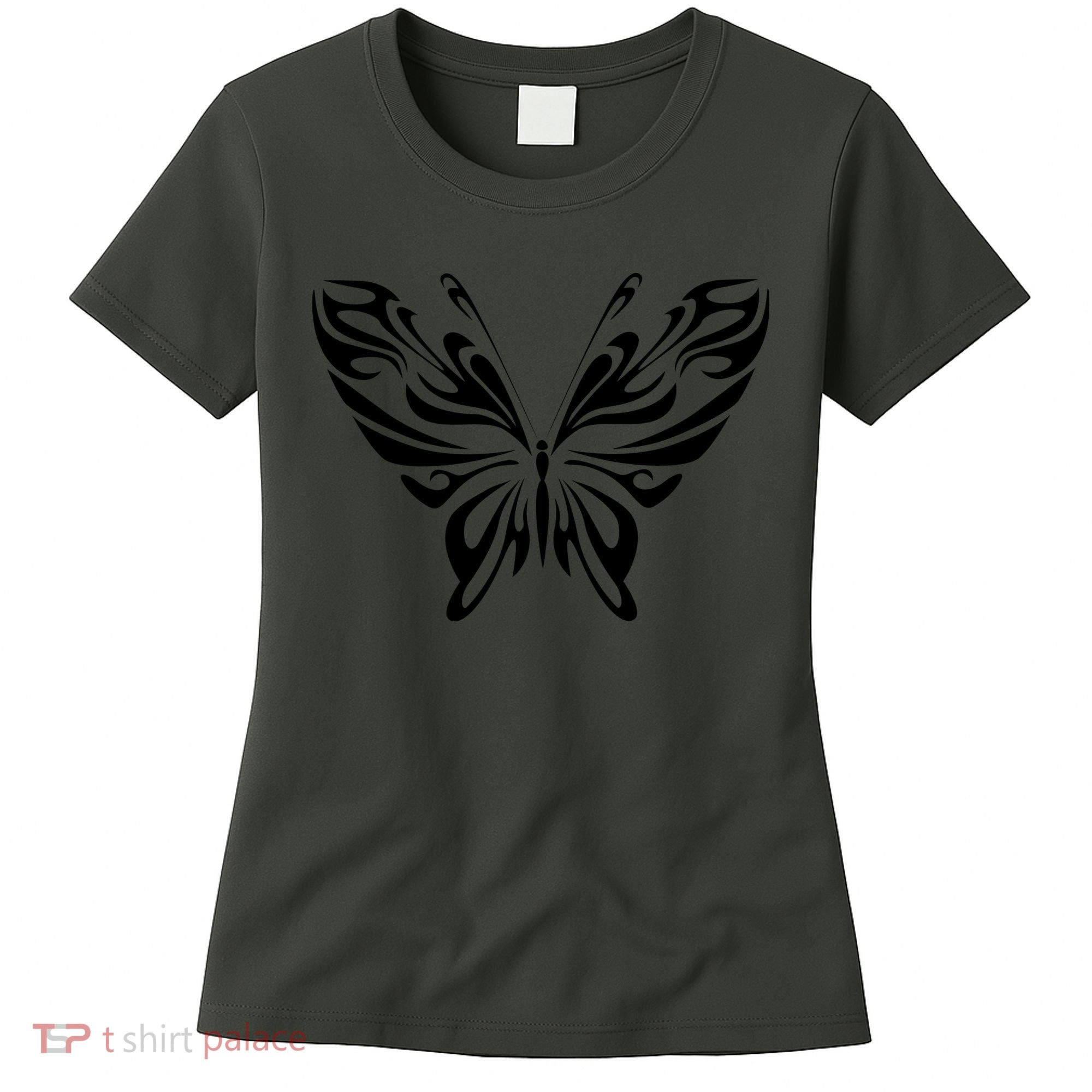 Butterfly Goth Fairy Grunge Graphic Symbol Women's T-Shirt