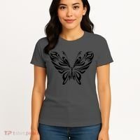 Butterfly Goth Fairy Grunge Graphic Symbol Women's T-Shirt thumb 4