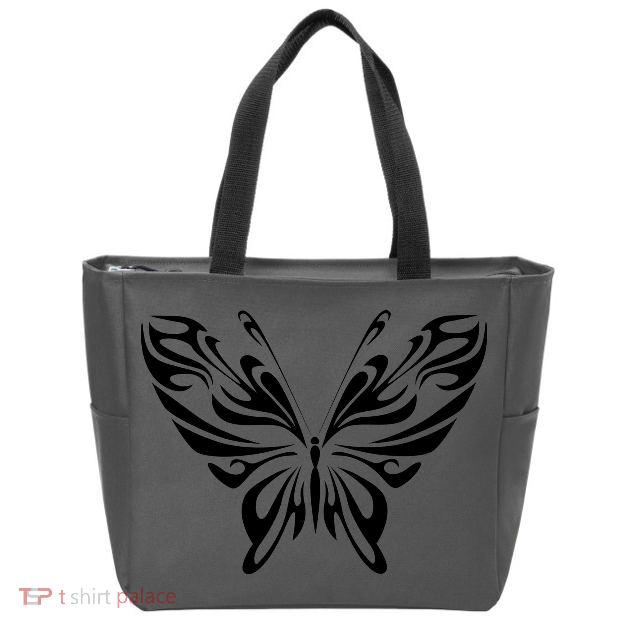 Butterfly Goth Fairy Grunge Graphic Symbol Tote Bag