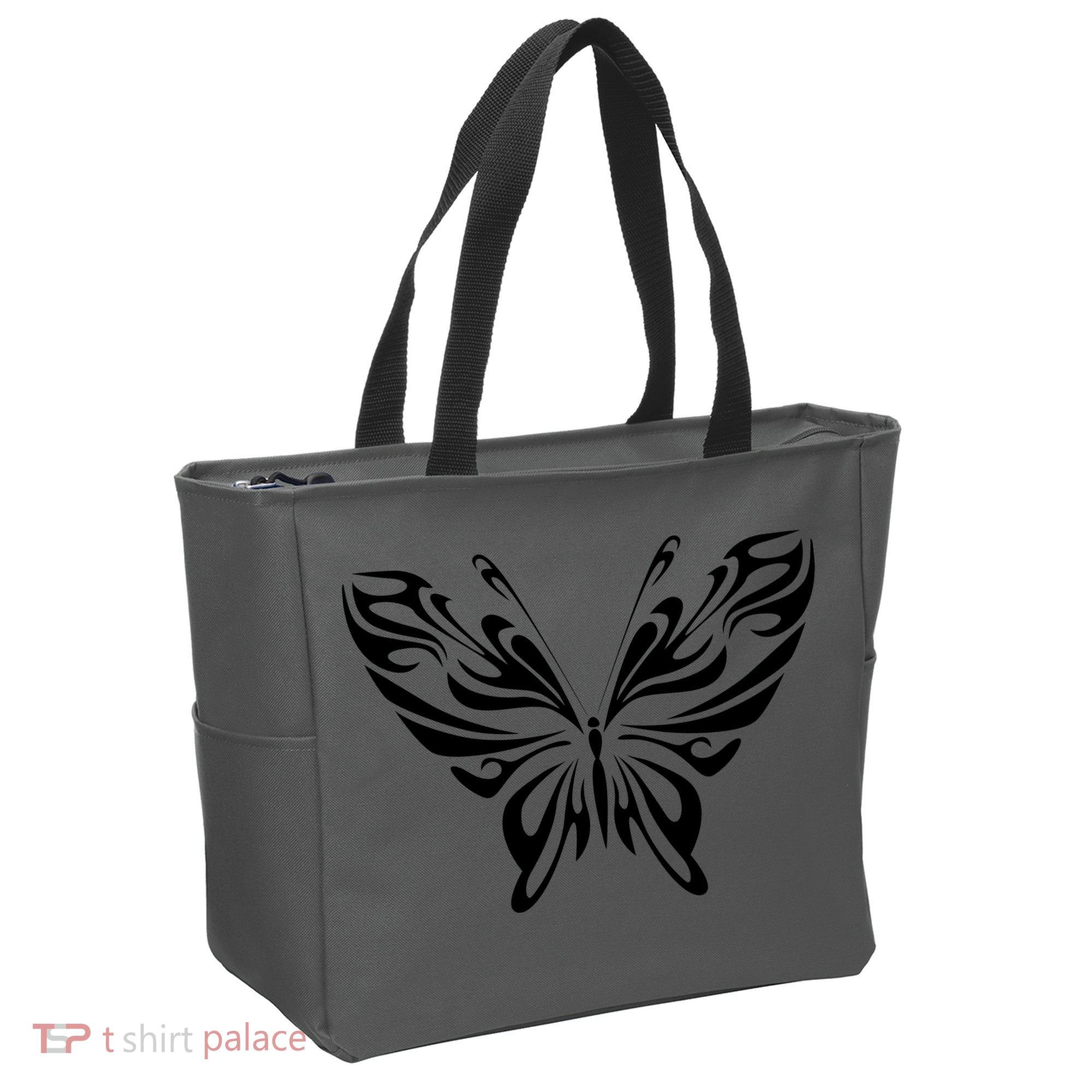 Butterfly Goth Fairy Grunge Graphic Symbol Tote Bag