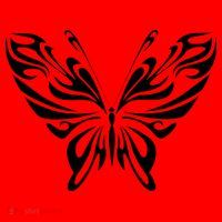 Butterfly Goth Fairy Grunge Graphic Symbol Santa Hat thumb 1