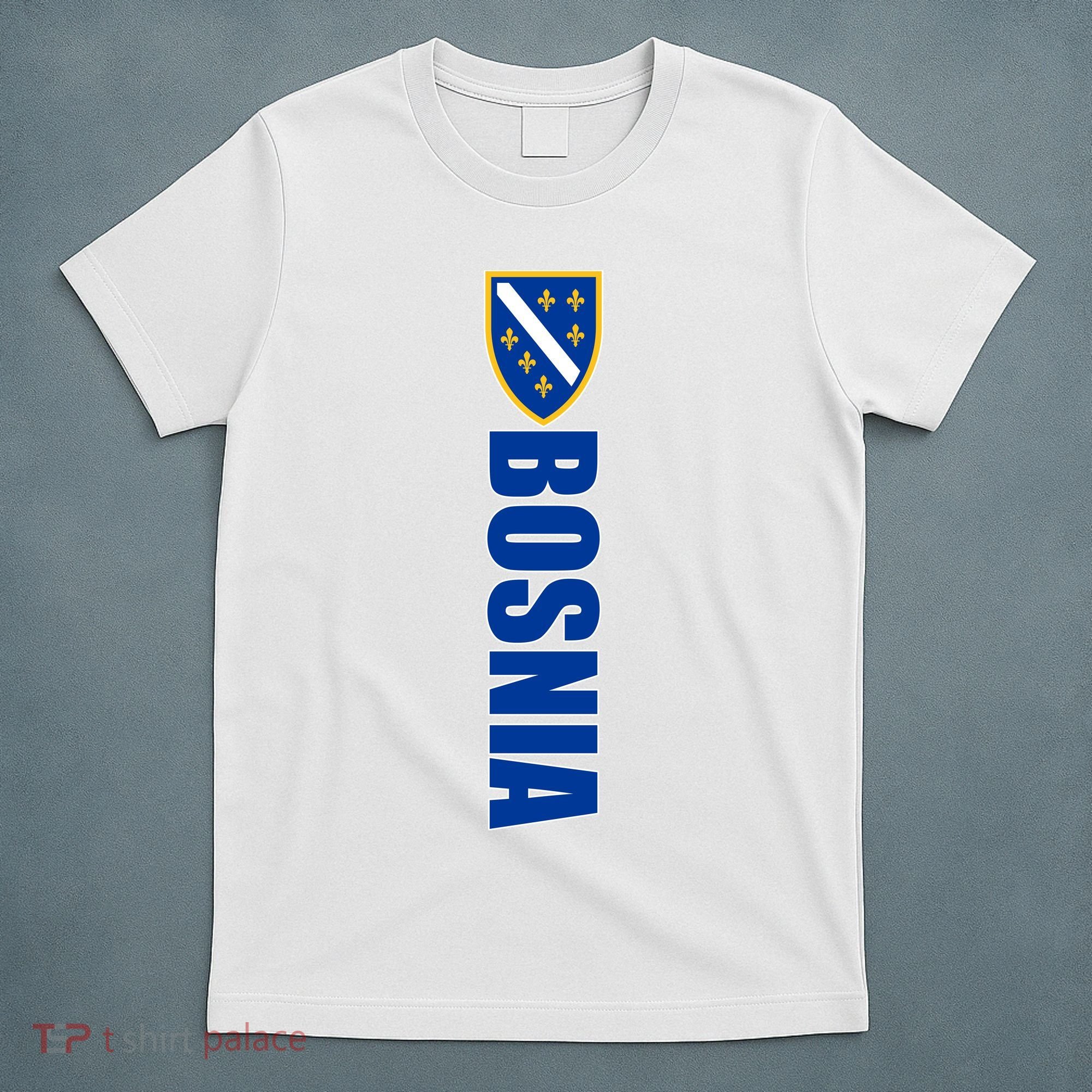 Bosnia Gift Flag Bosnia Herzegovina Sarajevo Emblem T-Shirt