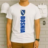 Bosnia Gift Flag Bosnia Herzegovina Sarajevo Emblem T-Shirt thumb 6