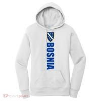 Bosnia Gift Flag Bosnia Herzegovina Sarajevo Emblem Women's Hoodie thumb 0