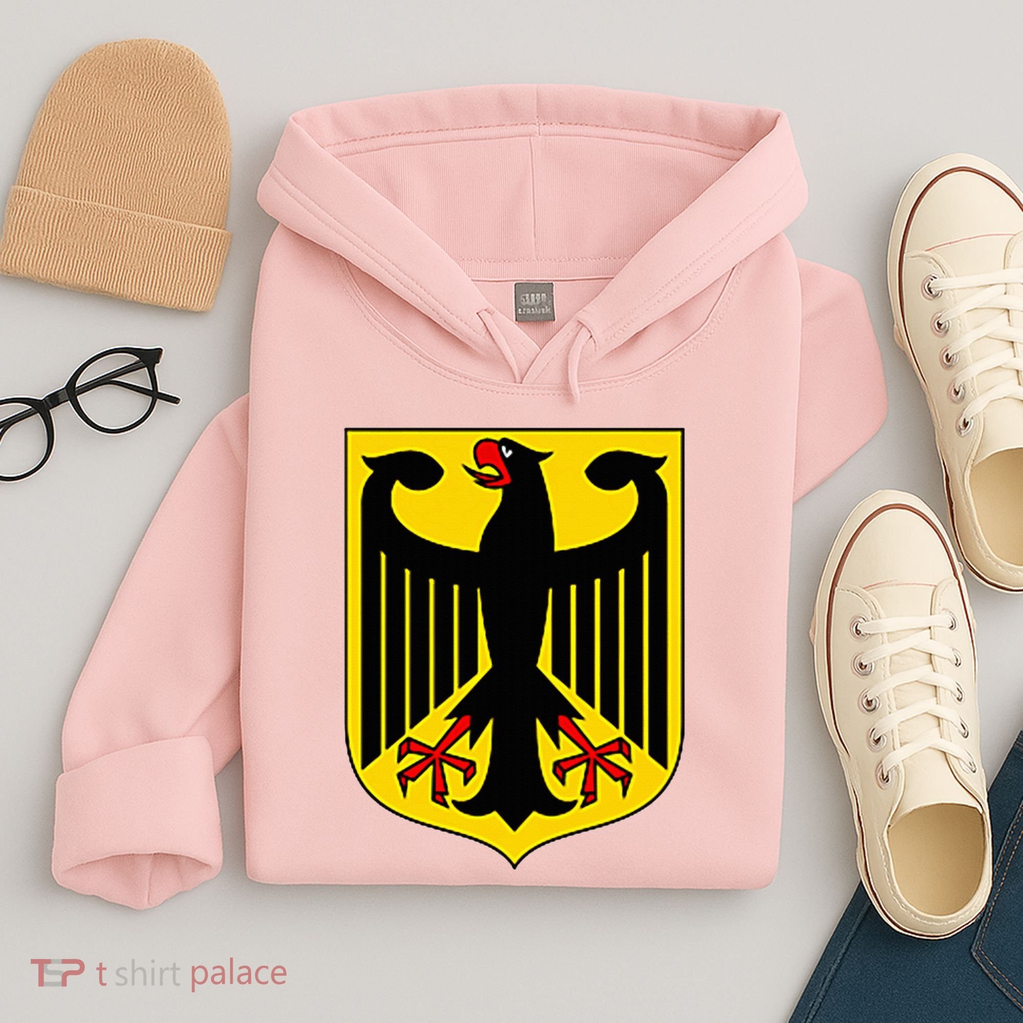 Badge Germany Flag Cool German Hoodie